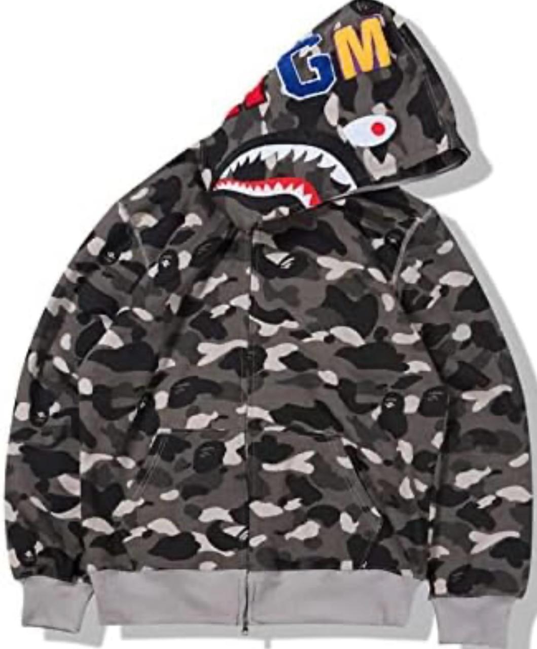 Bape Zip up hoodie brown