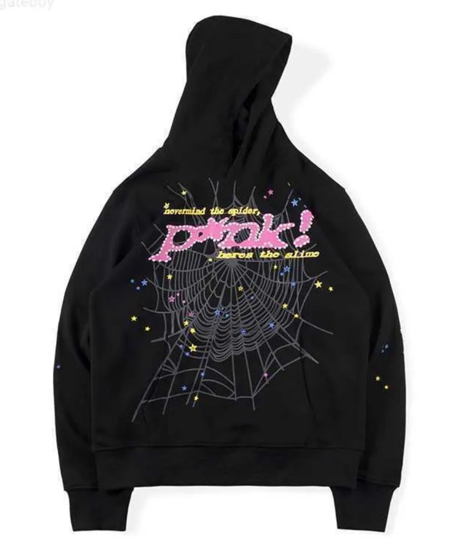 Spider Hoodie Pink