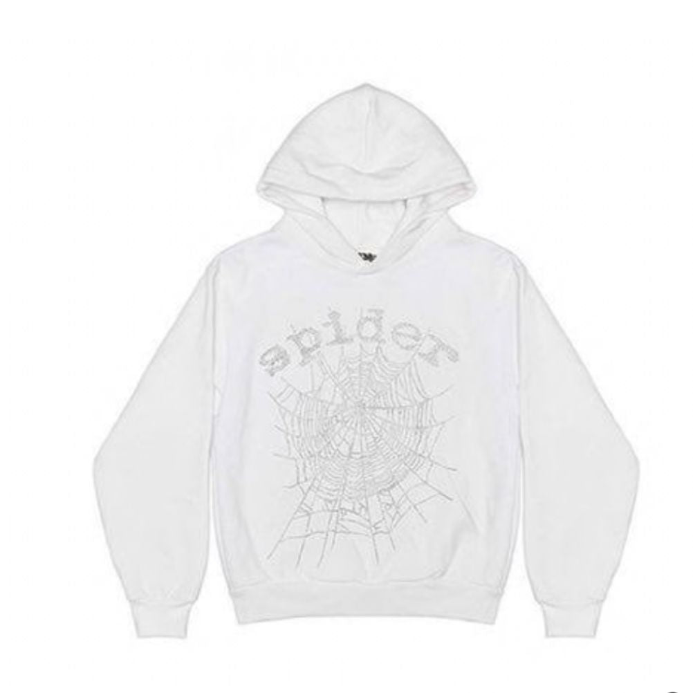 Spider Hoodie White