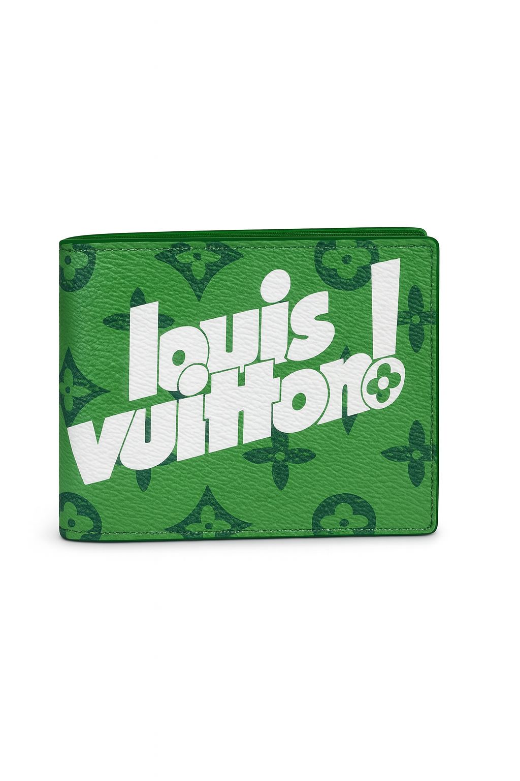 LV Slender Wallet Green Color