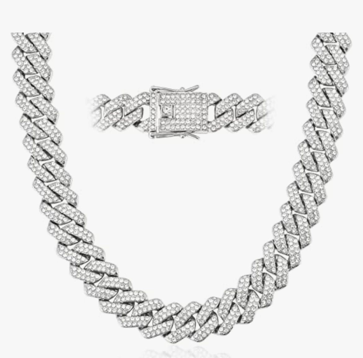 Cuban Link Iced out Necklace
