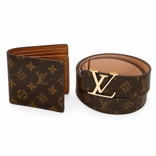 LV Belt and Wallet