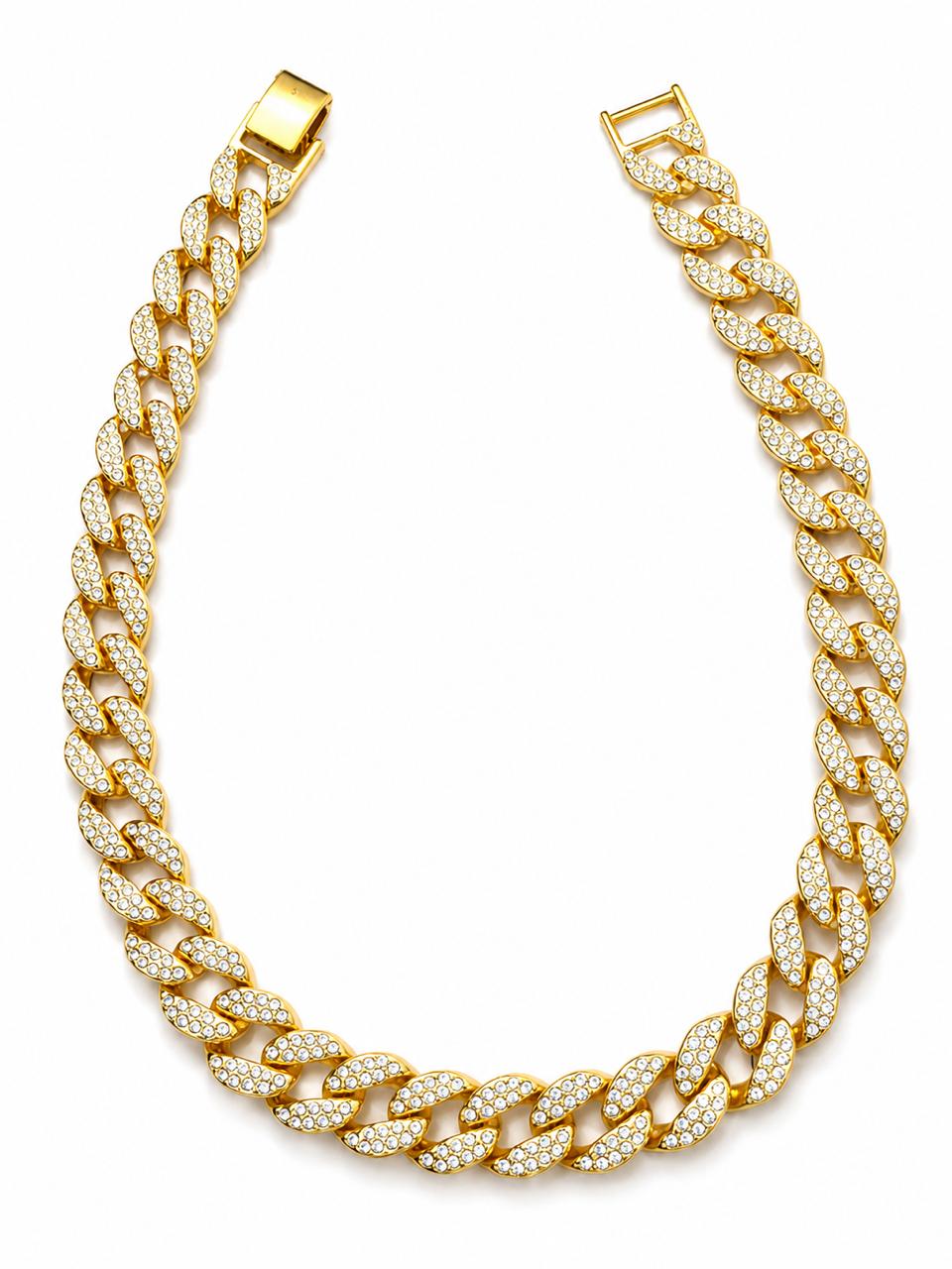Yellow Stone Iced Out Chain